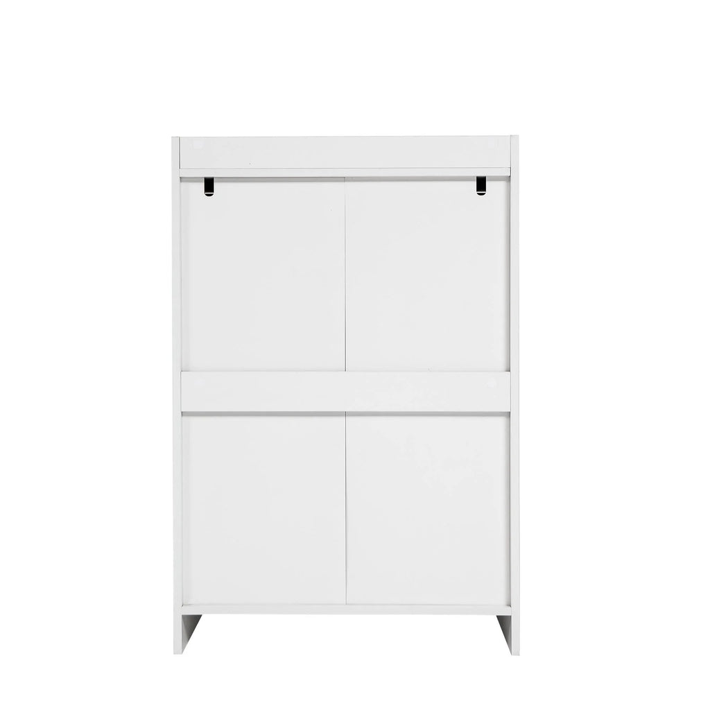 White 4 Drawer Dresser P2738