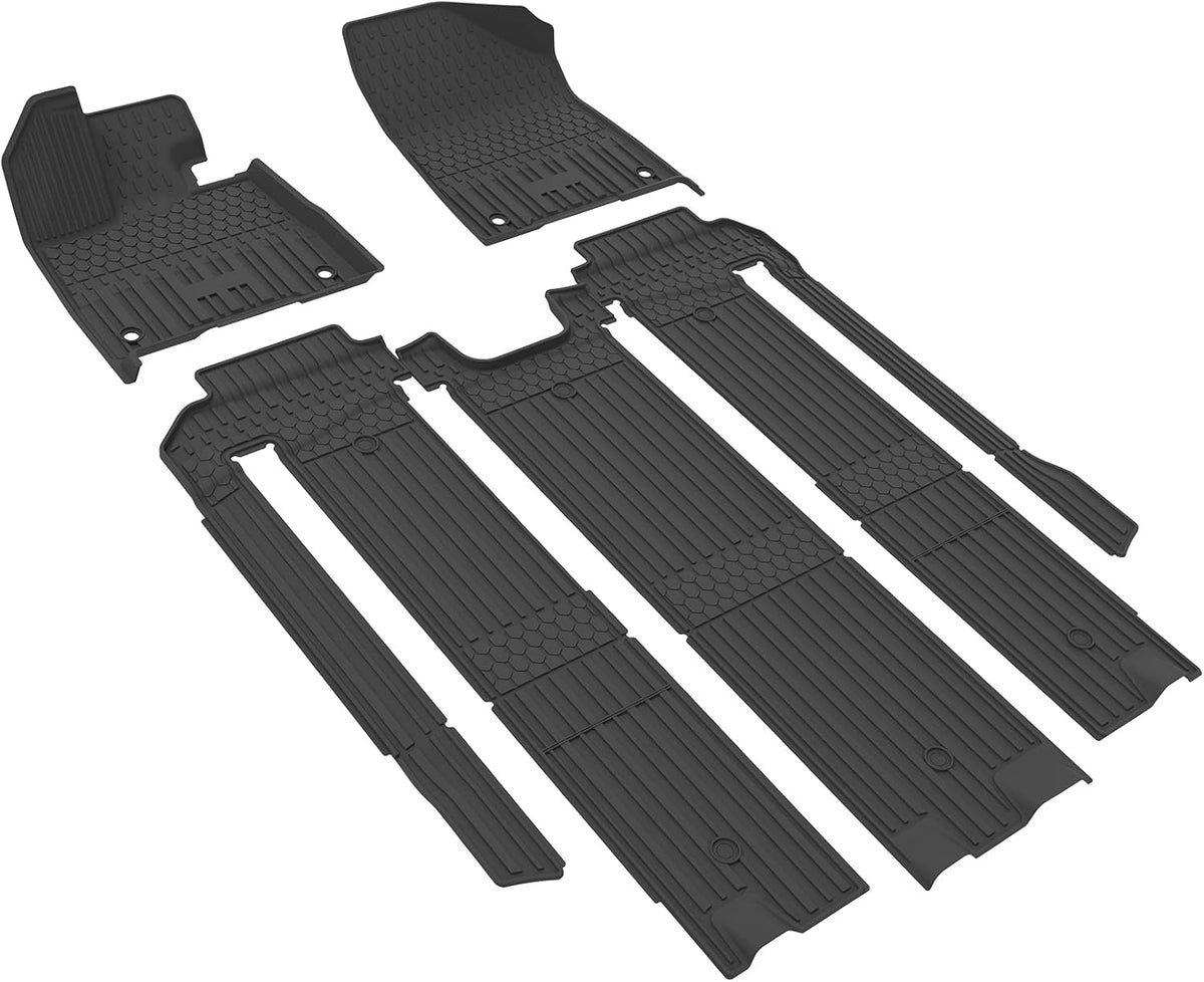 Black TPE All Weather Floor Mats I3394