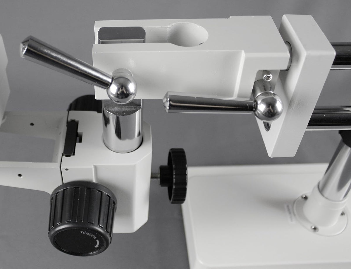 Simul-Focal Trinocular Zoom Stereo Microscope, 3.5x-90x Magnification, 5.0MP Digital Eyepiece Camera P2177