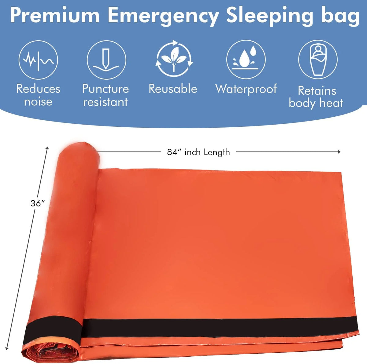Waterproof Thermal Sleeping Bag 5 Pack O3839