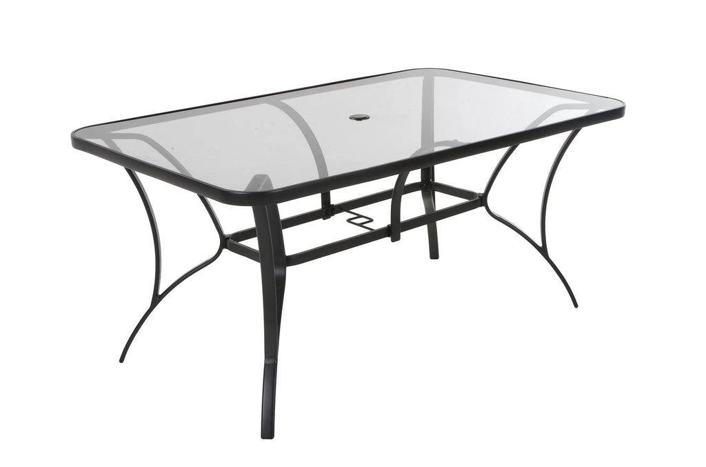 Dark Gray Steel Patio Dining Table W20989