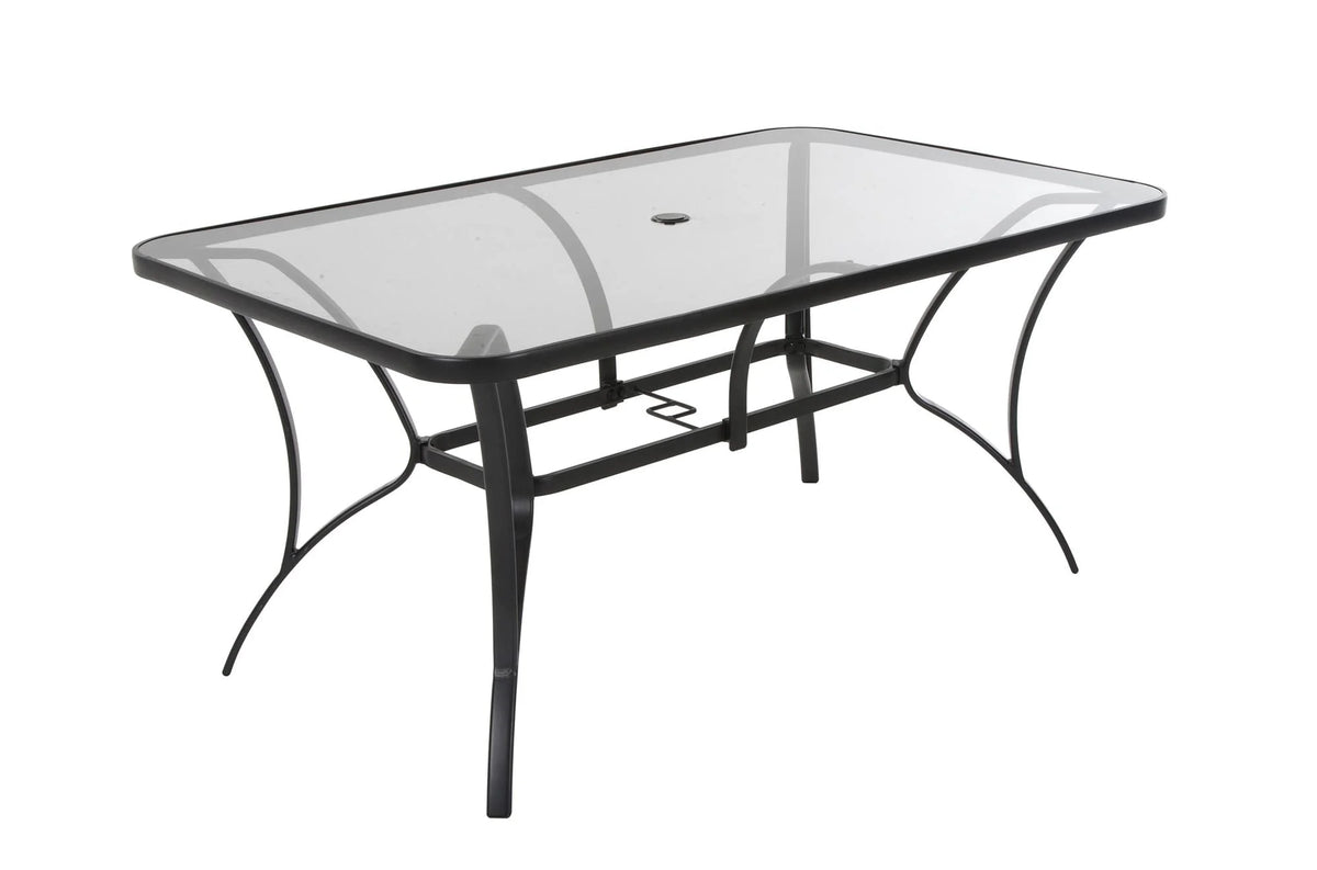 Dark Gray Steel Patio Dining Table W20989