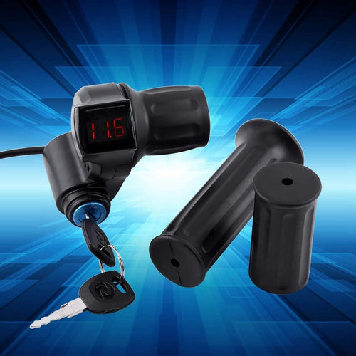 12V-99V Electric Bike Half Twist Throttle Grip with Cable Set A3182