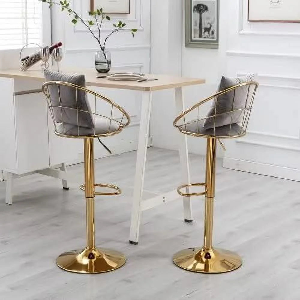 Purple Swivel Counter Height Stool with Back R6041