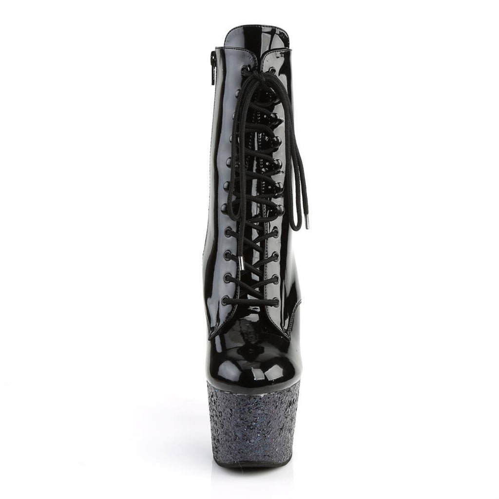 Black 7x22 Heel Platform Ankle Boot C307200