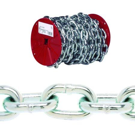 3/8 inch by 35 Foot Zinc Plated Steel Proof Coil Chain S594856