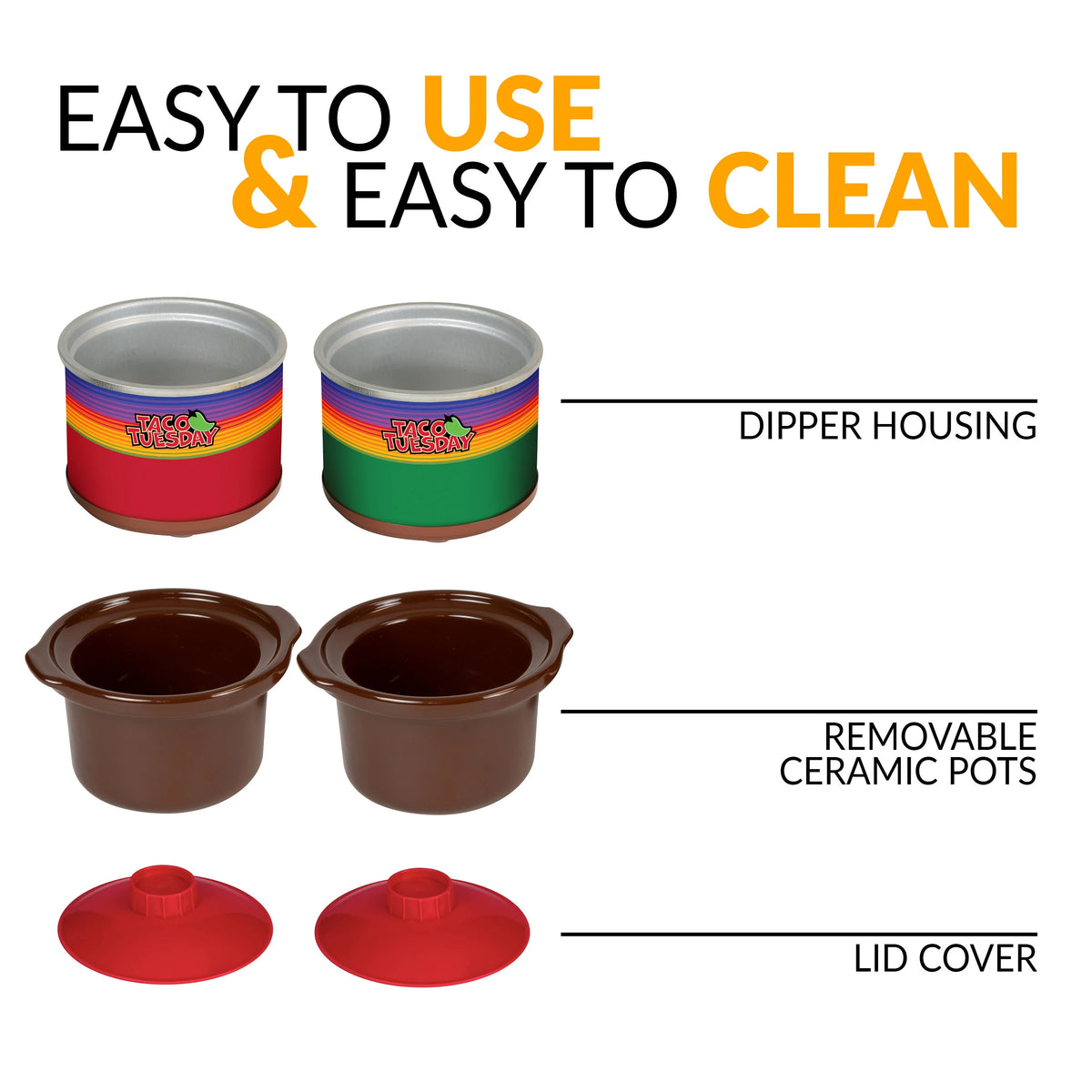 0.65-Quart Mini Dippers T915