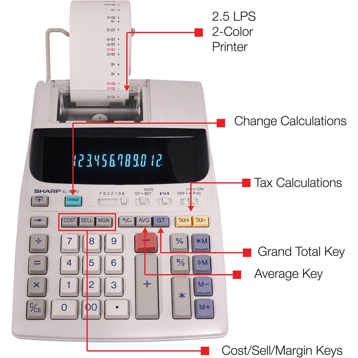 12 Digit Printing Calculator M494670