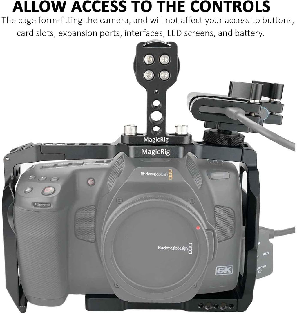 Full Cage Kit with Rubber Top Handle & T5 SSD Mount R118