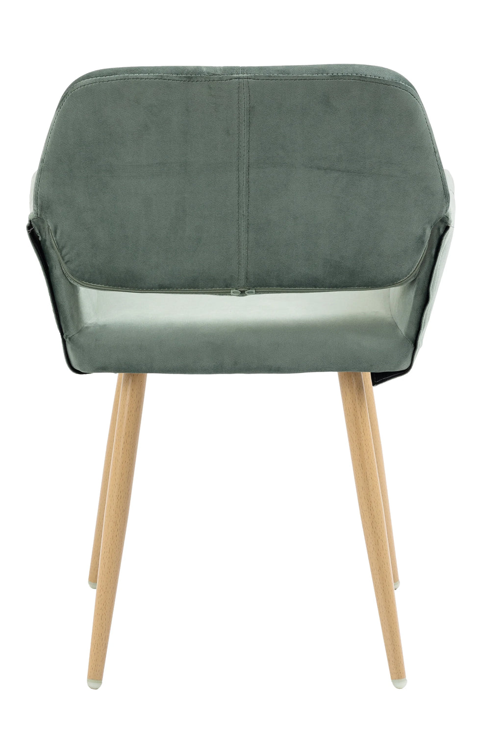 Velvet Desk Chair No Wheels O991