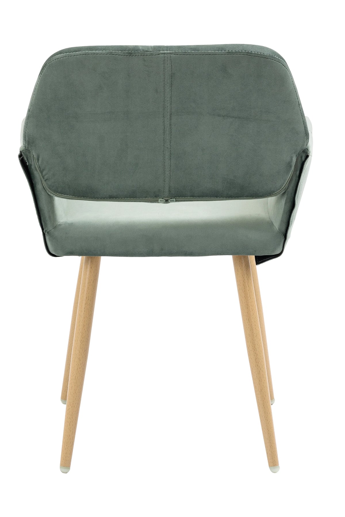 Velvet Desk Chair No Wheels O991