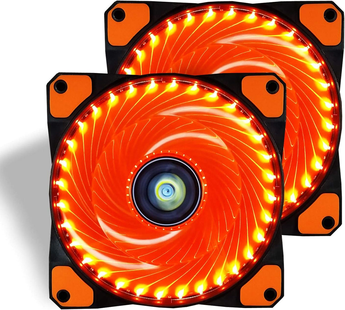 Blue 3 Pcs 120mm LED Case Fan I8172