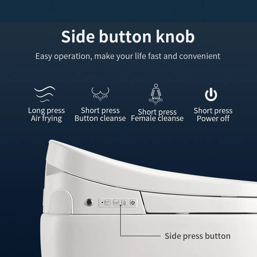 Small Size Smart Toilet One-Piece Elongated Floor Mounted O951