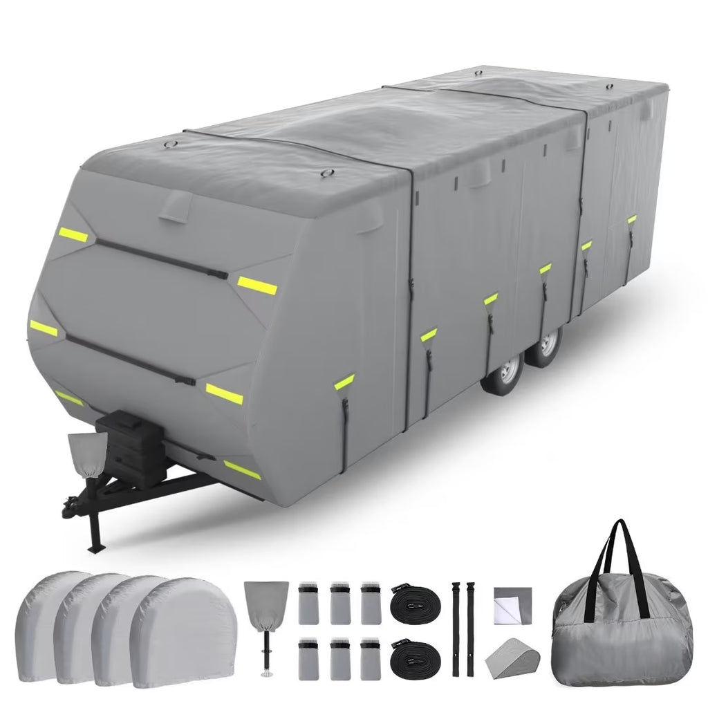 5-Layer Non-Woven Waterproof 600D Oxford Trailer Cover Y2981