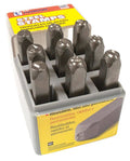 3/8 Round Face Steel Number Set E35905