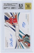 Autographed 2020-21 Panini Immaculate Collection Dual Auto Rookie Card #22/25 BGS Authenticated 8.5/10 F2558