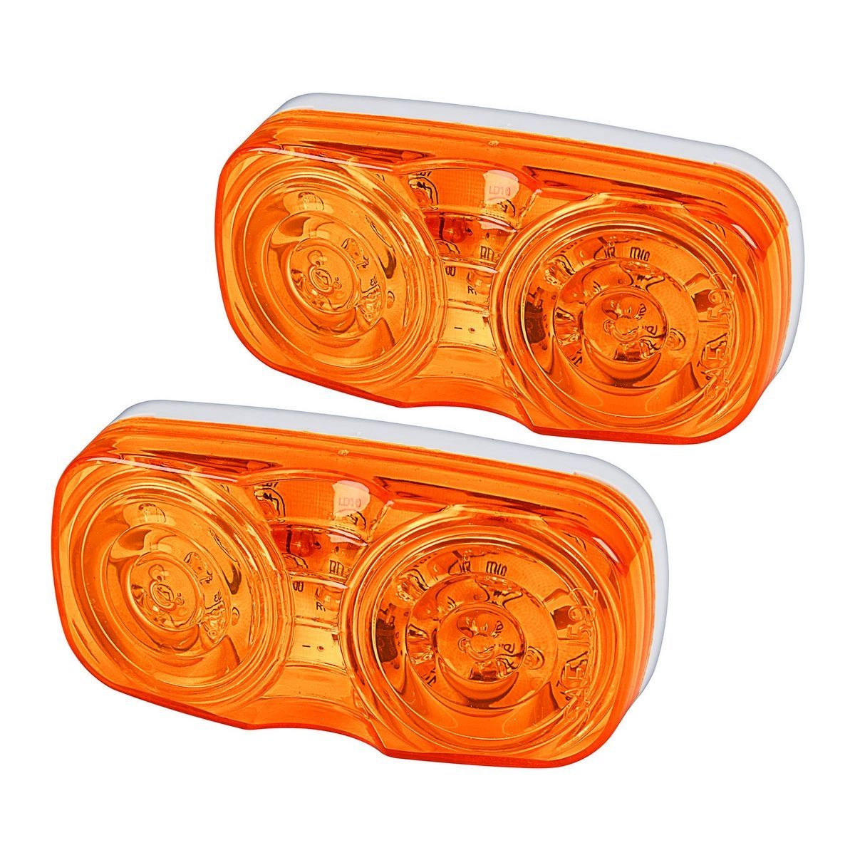 Amber LED Clearance Marker Lamps, 2 Pack I640