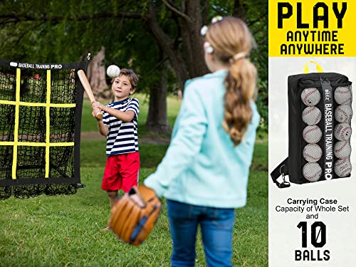 Pitching Net with Strike Zone Baseball Softball Training Equipment G4521
