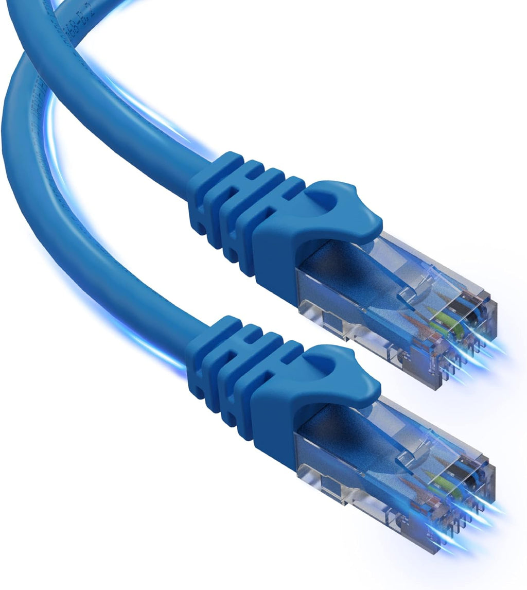 Cat6 Ethernet Cable 30 ft UTP RJ45 Network Cable Pack of 2 F77721