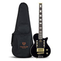 Gloss Black Electric Guitar with Headphone Amp G581
