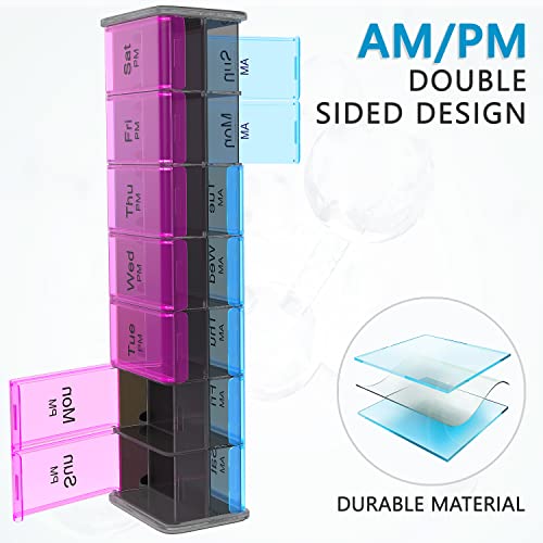 7 Day Pill Organizer with AM PM Compartments K816257