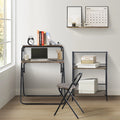 3 Pieces Kids Study Desk Chair Set with Bookshelf L450