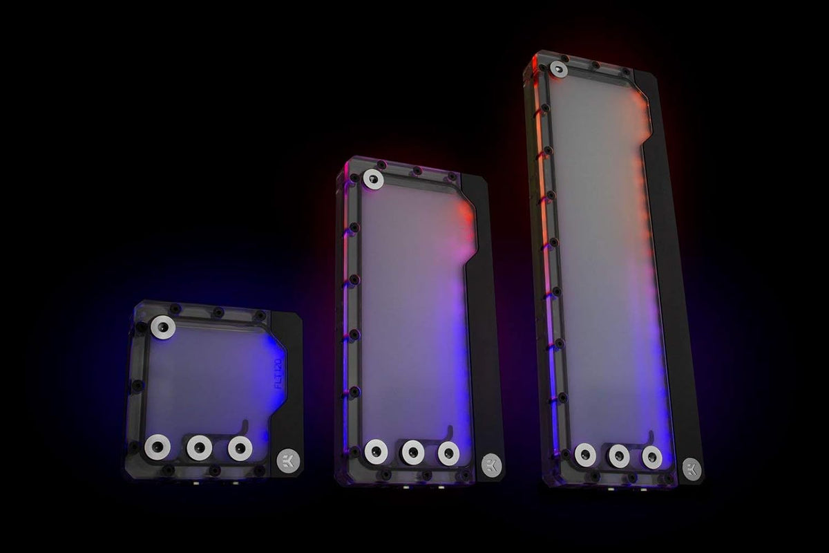 EK-Quantum Volume FLT 120 Reservoir, Digital RGB, Plexi O37872
