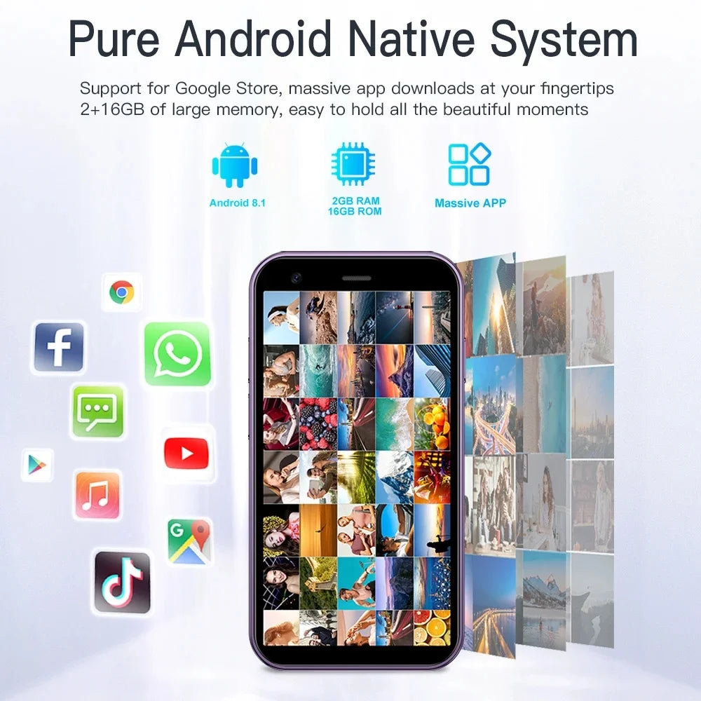 3Inch Quad Core 3GB+64GB 4G LTE Dual SIM Mini Smartphone Z241495