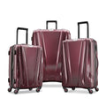 3 Piece Hard-Shell Luggage Set with Carry-On, Medium, and Large Suitcase, Aubergine E9624