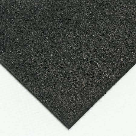 Recycled Rubber 60A Black 5mm x 48 in W x 168 in N17634