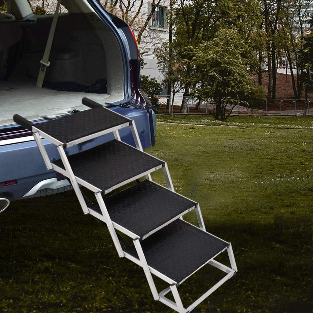Foldable Aluminum Pet Stairs with Non-slip Surface G7106