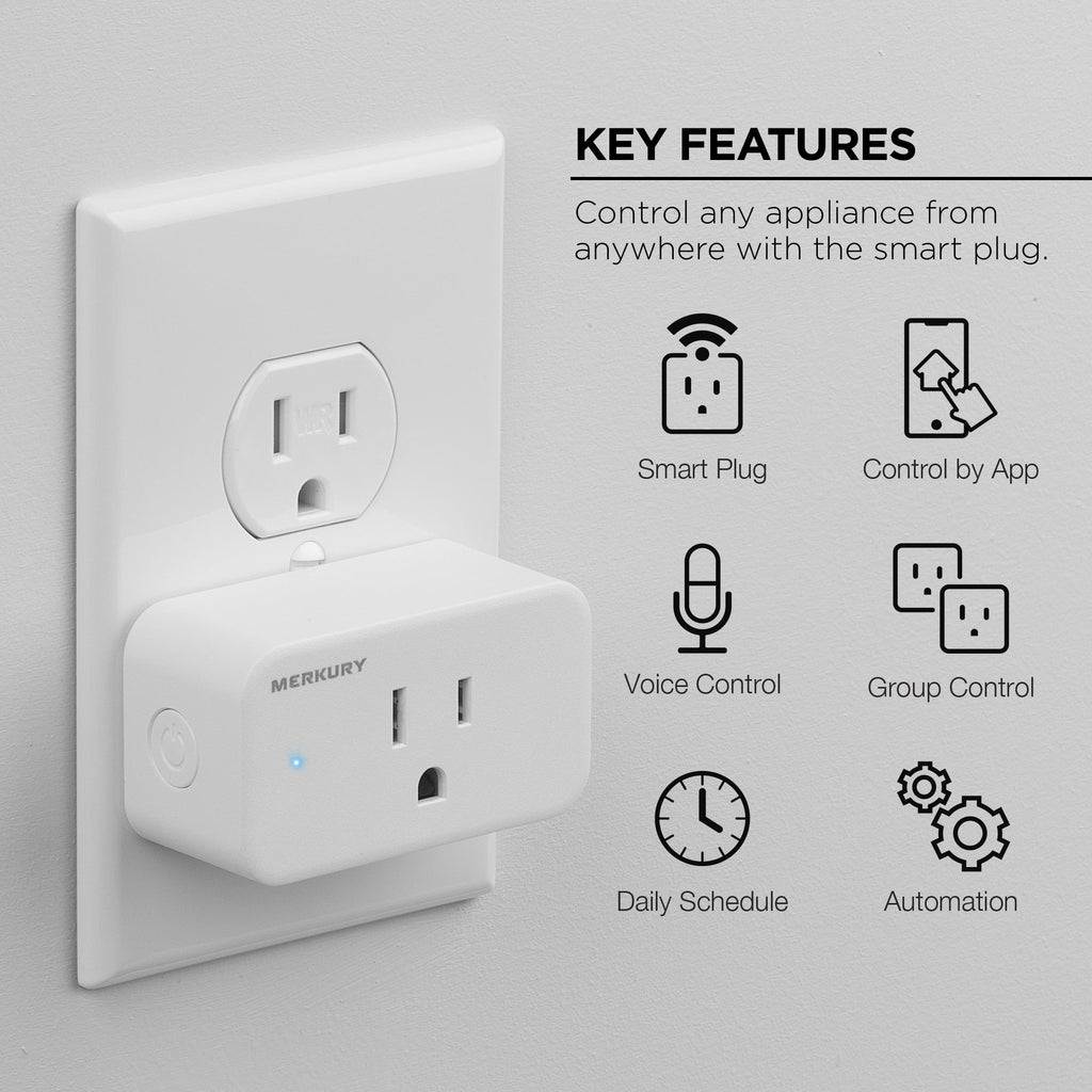Smart Plug WiFi Outlet 4-pack M5455