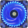 Blue 3 Pcs 120mm LED Case Fan I8172