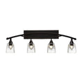 Four Light Bath Bar Black Copper K4195