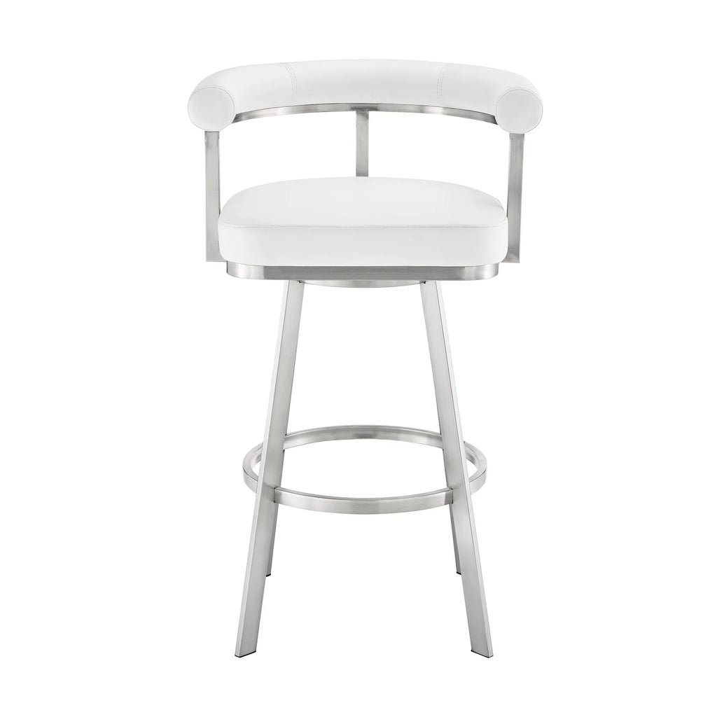 Black/Chrome Swivel Bar Stool C70722