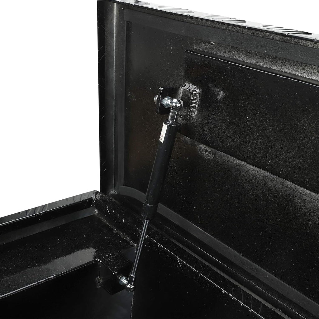 Black Aluminum Heavy Duty Truck Bed Tool Box with Lock & Keys R760158