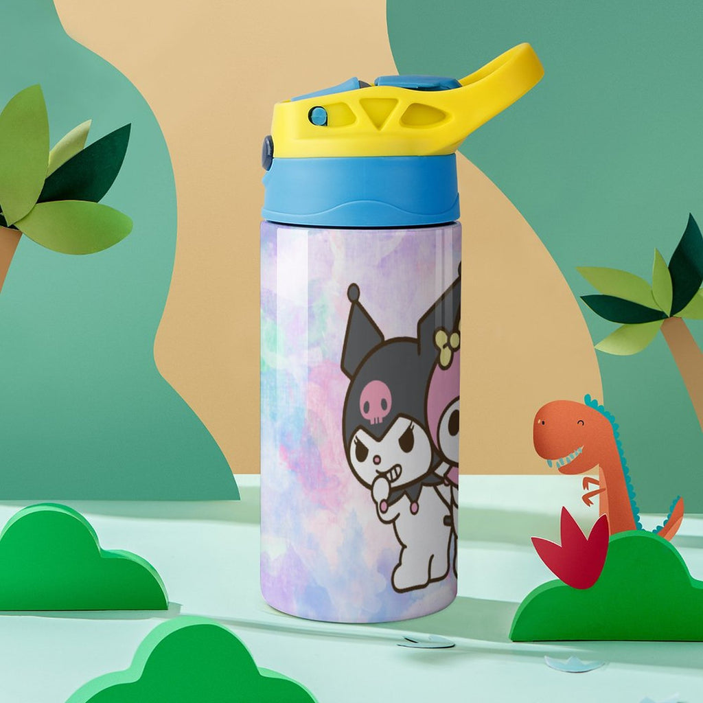 Stainless Steel Straw Water Bottle Y5096