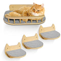 3 Steps Hardwood Cat Wall Shelves B552
