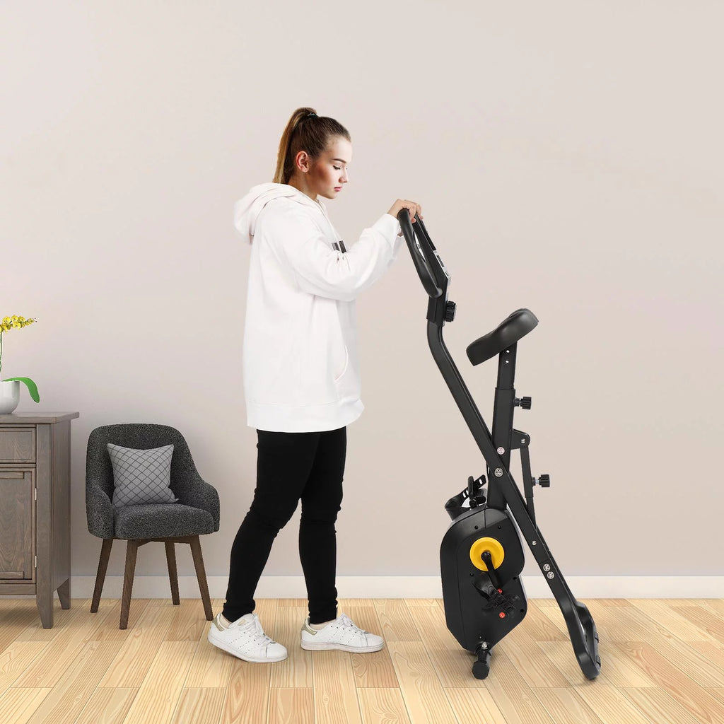 Folding Magnetic Stationary Exercise Bike M1350