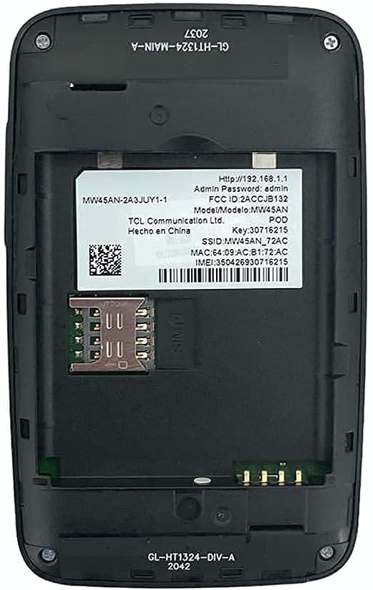 Black 4G LTE Mobile WiFi Hotspot Router M6811