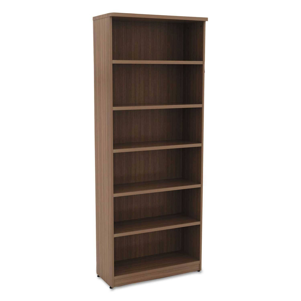 Six-Shelf Walnut Bookcase O57909