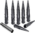 20 pcs Black Solid Steel Lug Nuts with Installation Key V72359