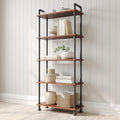 5-Tier Solid Pine Wood Bookshelf E4961