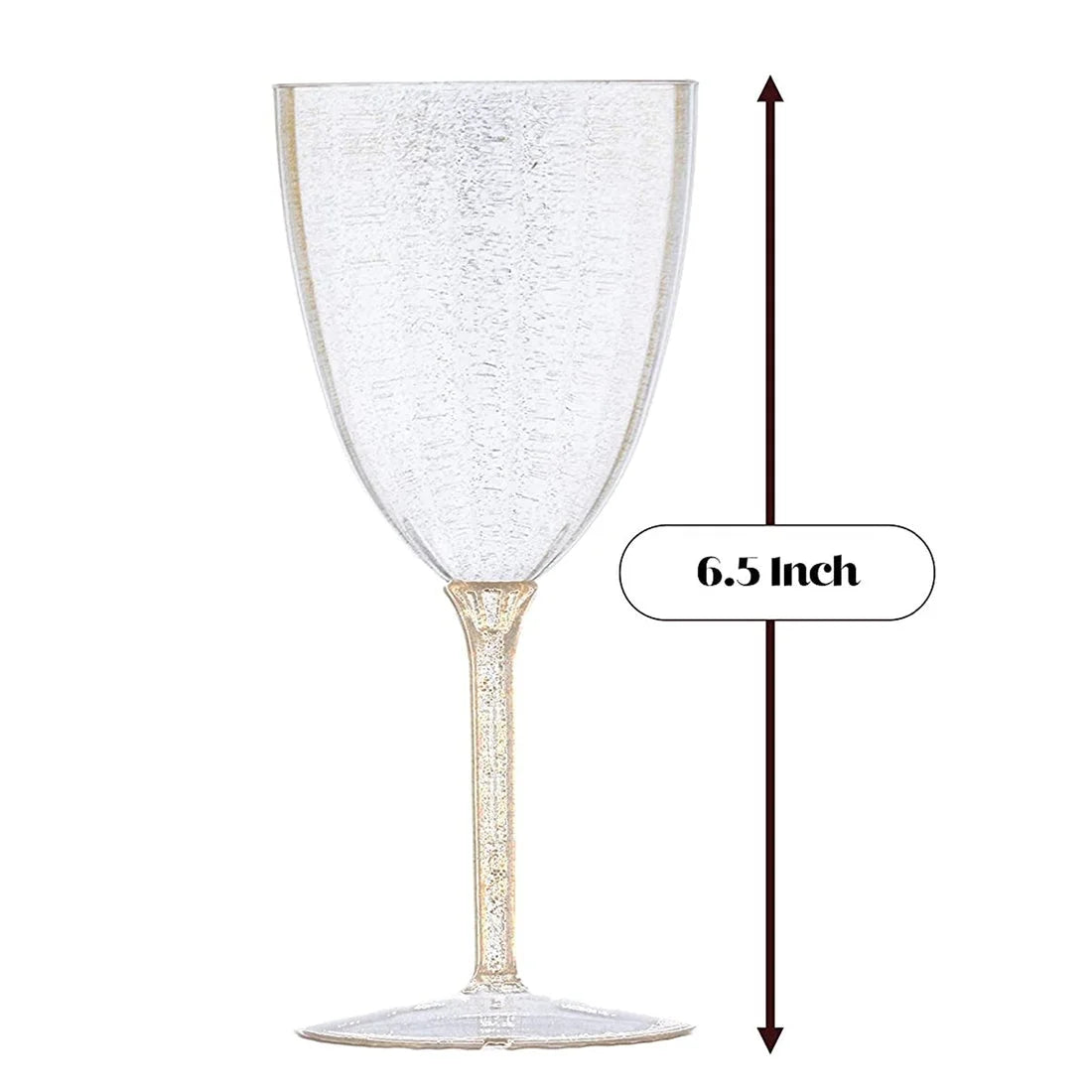 7 Oz Pack of 16 Disposable Plastic Wine Glasses G406492