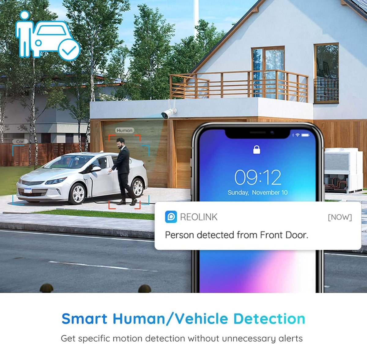 5MP HD Dual Band WiFi Security Camera with Night Vision G990