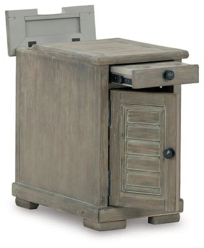 Bisque Chairside End Table G83709