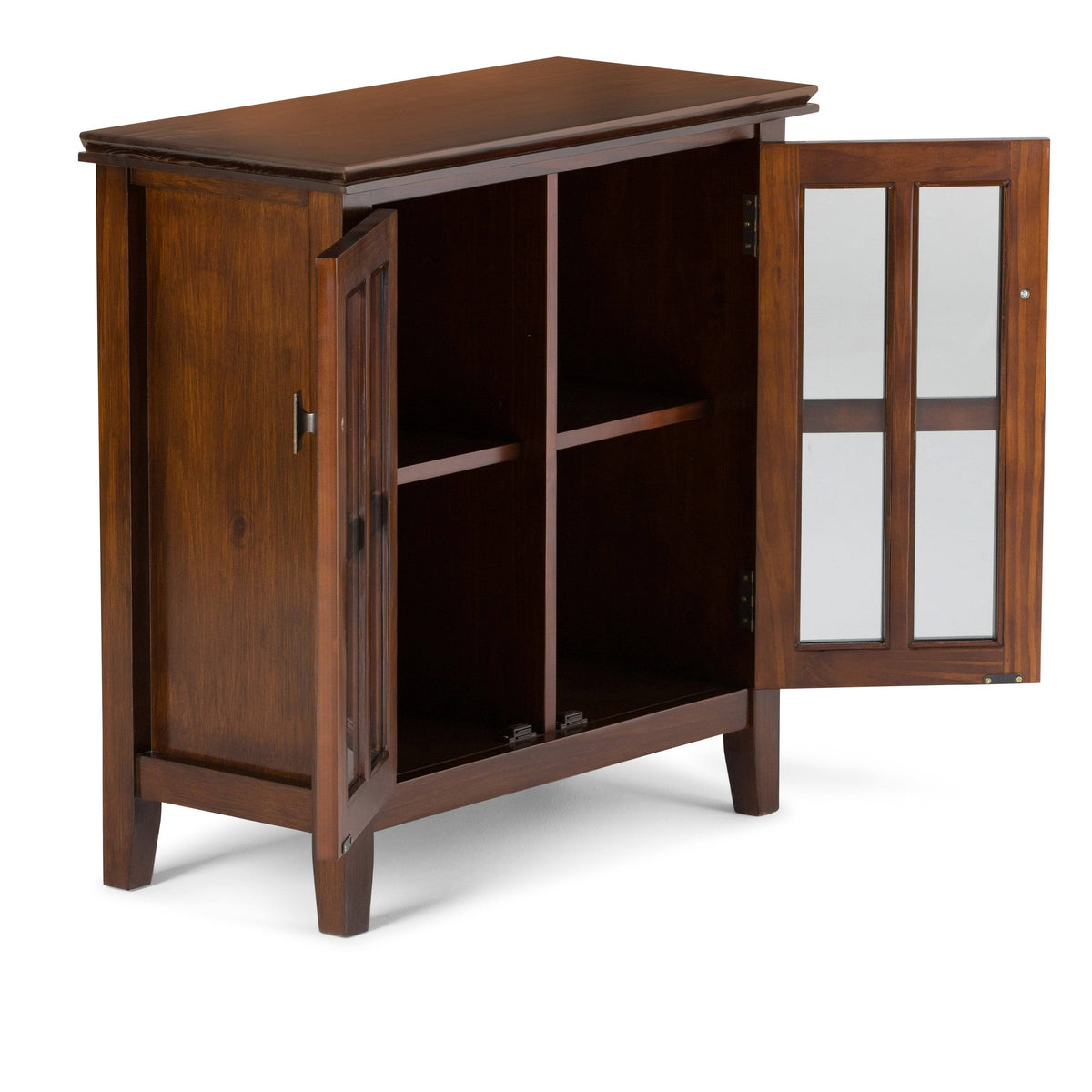 Solid Wood 30 inch Wide Low Storage Cabinet Y3966