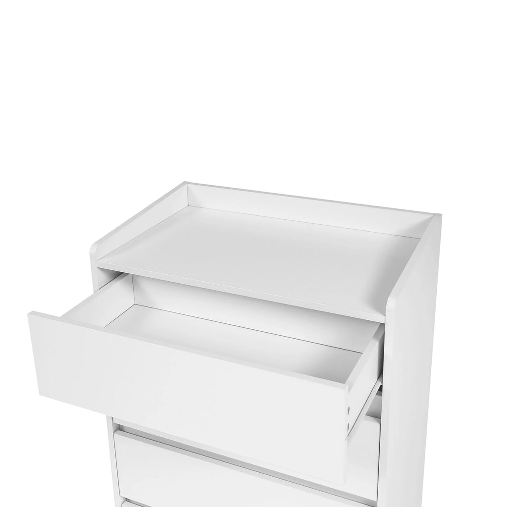 White 4 Drawer Dresser P2738