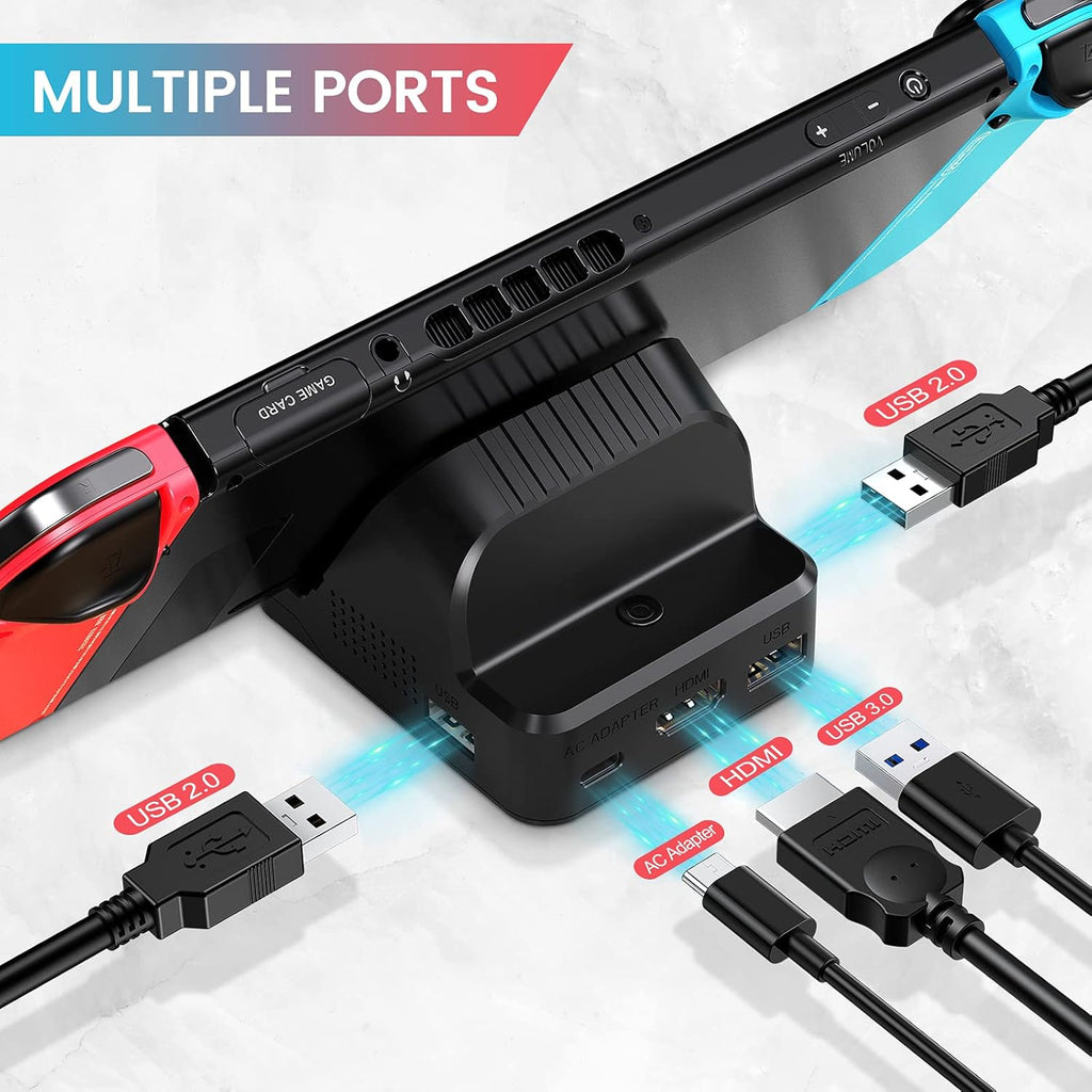 4K HDMI Portable Docking Station with Cooling Fan and USB 3.0 Port C947537