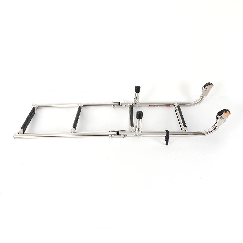 880mm 4-Step Stainless Pontoon Boat Dock Ladder X241